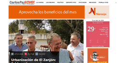 Desktop Screenshot of carlospazvivo.com